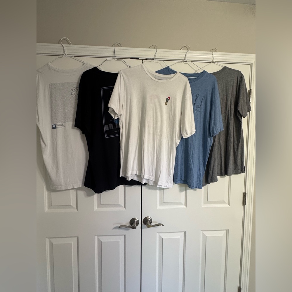 Travis Mathew Short Sleeve Tees - White, Black, Blue, Gray
